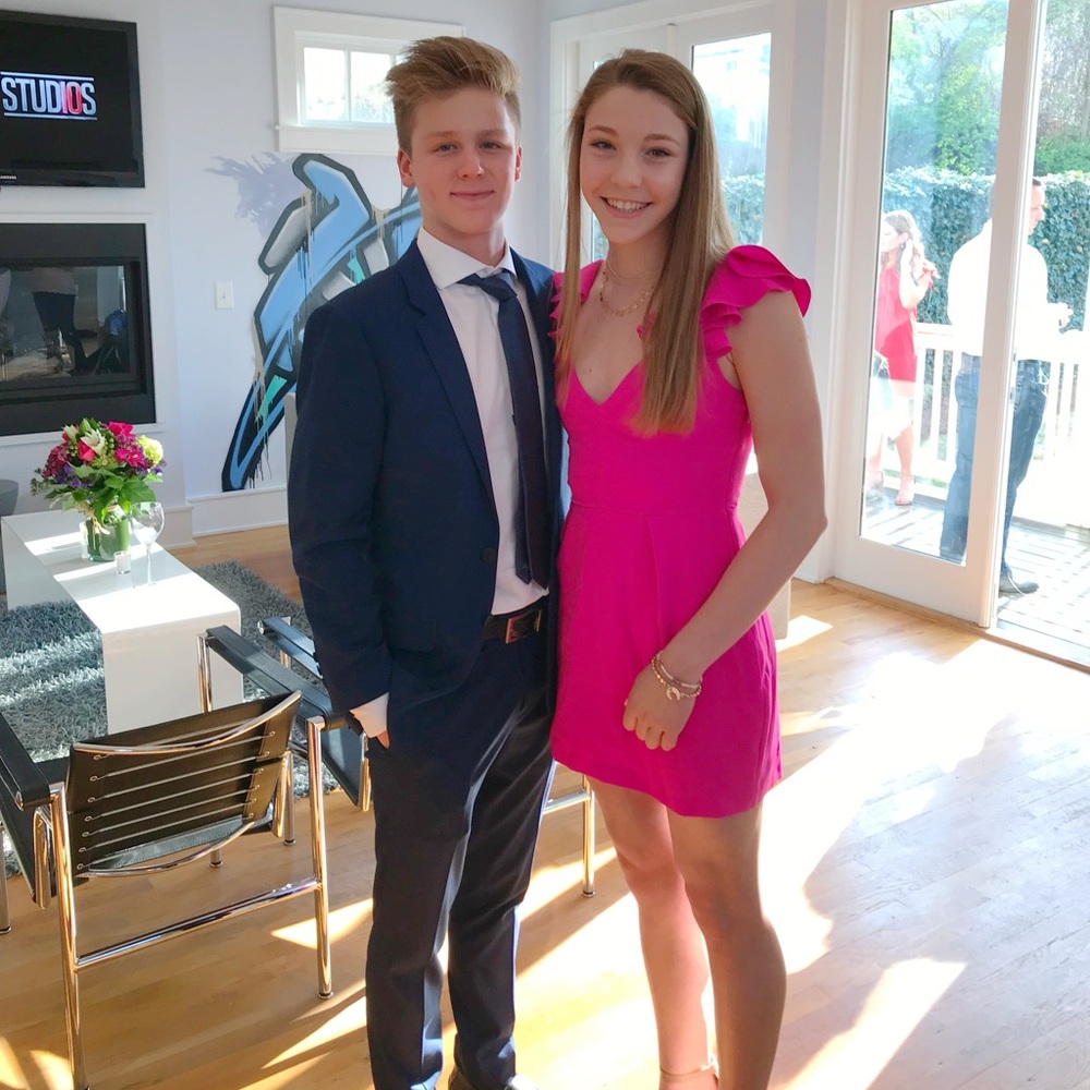Amanda Uprichard Pink Mini Dress